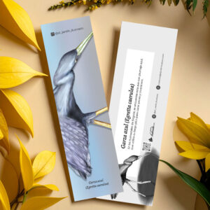 Separador Garza azul (Egretta caerulea)